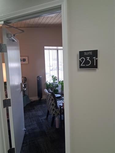 Entrance to office #231