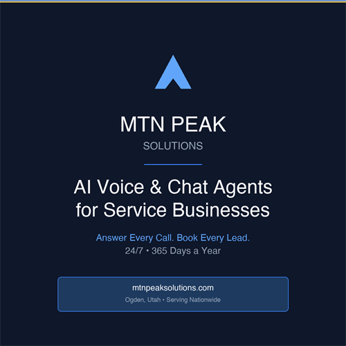 AI Voice & Chat Agents for Service Businesses