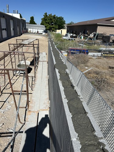 Commercial retaining wall 