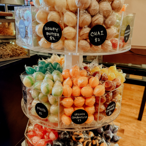 Nostalgic candy and chocolate