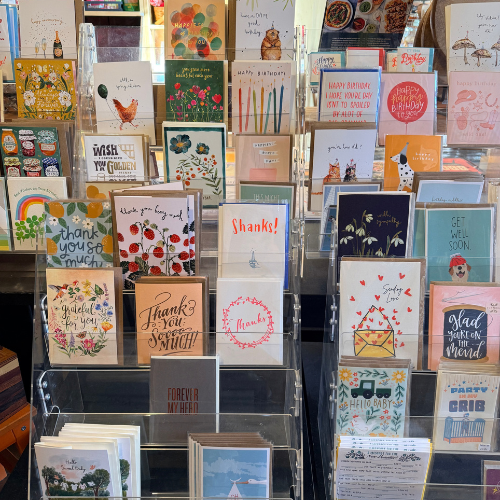 Greeting cards, thank you cards, sympathy cards, baby shower cards