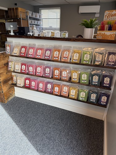 Flavored Honey Sticks at The Honey Jar in Ogden, Utah 
