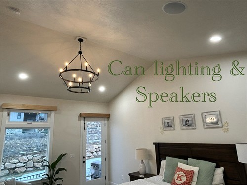 Can lighting and speakers 