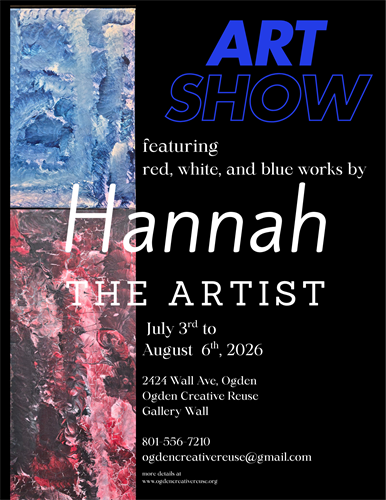 Join us for an art show on July 3rd