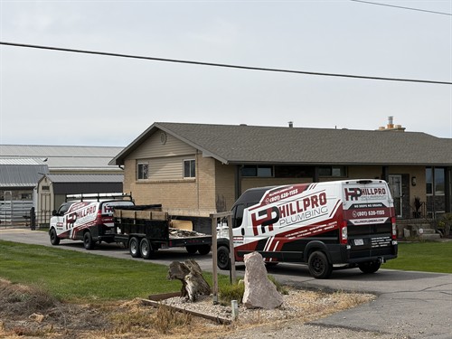 Our crew completing a bathroom remodel in West Weber
