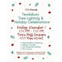 Ice Sculpture @ Tewksbury Tree Lighting Holiday Celebration