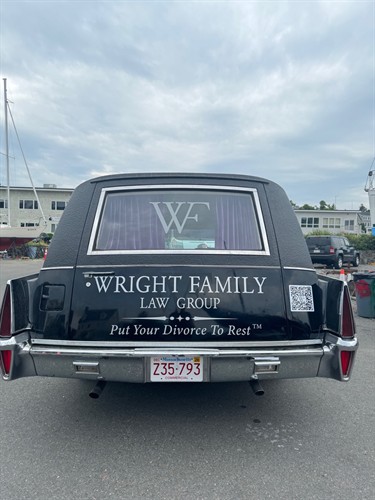 Subtle? No. Memorable? Absolutely. Put Your Divorce to Rest.™