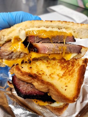 Brisket Grilled Cheese