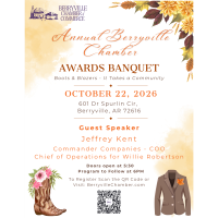 2026 Greater Berryville Area Chamber of Commerce Awards Banquet
