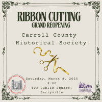 Ribbon Cutting - Carroll County Historical Society