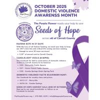 Domestic Violence Awareness Vigil by The Purple Flower
