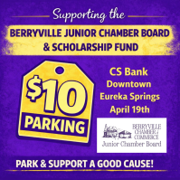 CS Bank Parking Lot Fundraiser for Berryville Jr Chamber Board Scholarship Fund