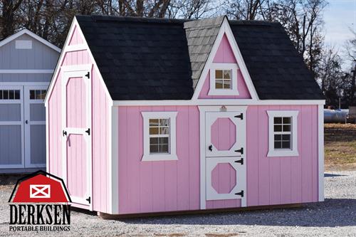 10x16 Victorian Playhouse is a Perfect Tea Party & Doll House