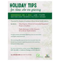 Holiday Tips for Those who are Grieving