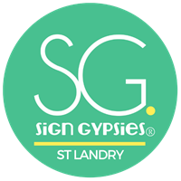 Sign Gypsies St Landry