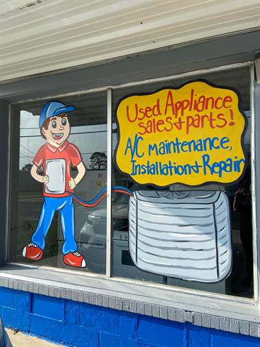 We buy and sell used appliances!