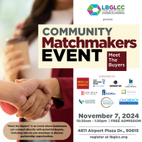 Community Matchmaker's Event - Meet the Buyers Nov. 7th