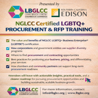 EDUCATION: Certification, Procurement and RFP Training Sponsored by SCE