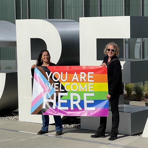 "You Are Welcome Here" Safe Spaces Alliance Founders Ellie & Angela