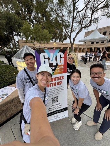 Setting up the American Foundation for Suicide Prevention Out of the Darkness walk!