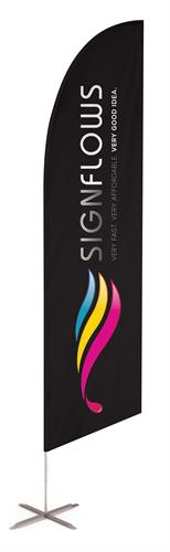 Feather Flags help bring visibility to your location whether it's at a storefront or a festival