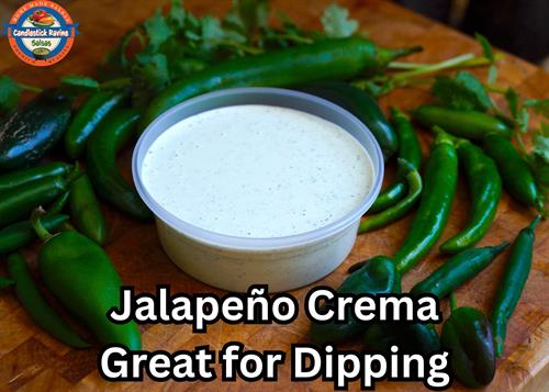 Jalapeño Crema- Mild/Medium (Available all year long) 