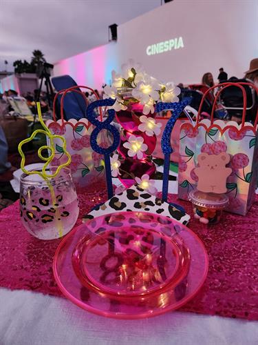 Party Kit: Romy & Michele's High School Reunion at Cinespia, close up