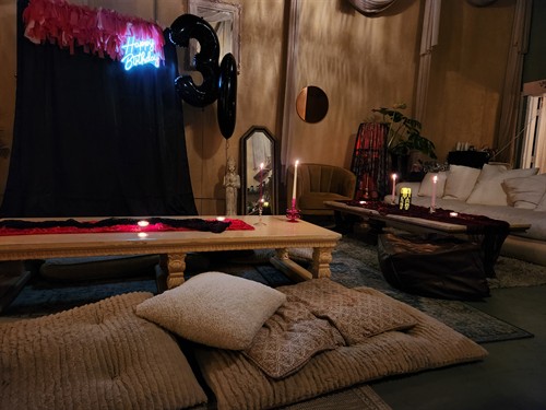 Milestone Birthday: Spooky theme at a local tea house