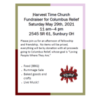 Harvest Time Church Fundraiser for Columbus Relief