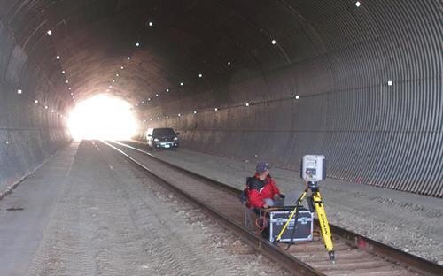 3D Scanner DM&E Railroad Multi-plate under I-90 Pennington County, SD 