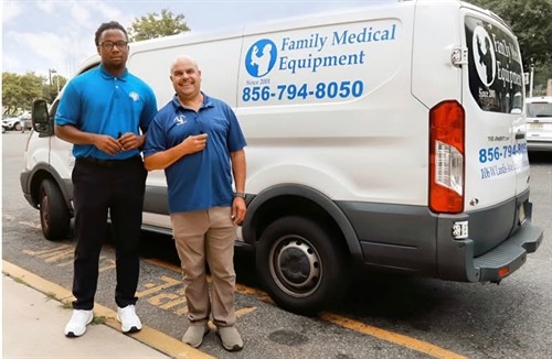 Isaiah and Carlos Serving the Community
