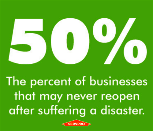 Don't be the 50% - Call and ask about our ERP (Emergency Ready Plan) for your business.