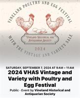 VHAS Vintage and Variety with Poultry and Egg Festival / 9-7-24