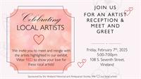 Vineland Historical & Antiquarian Society- Artist Reception and Meet and Greet / 2-7-25