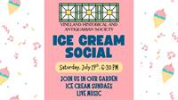 Vineland Historical & Antiquarian Society - Ice Cream Social 7-19-25