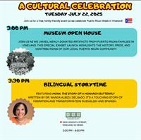 Vineland Historical &Antiquarian Society - Bilingual Storytime and Museum Open House / 7-22-25