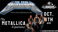 The Landis - The Four Horsemen - The Album-Quality Metallica Tribute / 10-6-23