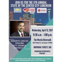 The 5th Annual State of the Center City Luncheon with Councilman Roberto Carlos Trevino