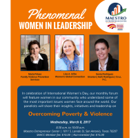 Phenomenal Women in Leadership Series: Overcoming Poverty & Violence