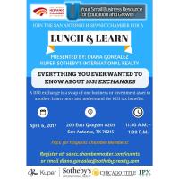 Lunch & Learn: Everything You Ever Wanted To Know About 1031 Exchanges presented by Diana Gonzalez, Kuper Sotheby's International Realty
