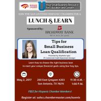 Lunch & Learn: Tips For Small Business Loan Qualification presented by Broadway Bank