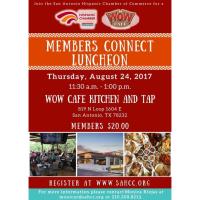 Members Connect Luncheon at Wow Cafe Kitchen and Tap