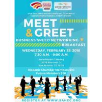 2018 February Meet & Greet Business Speed-Networking Event