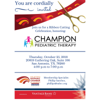 Ribbon Cutting: Champion Pediatric Therapy