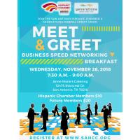 2018 November Meet & Greet Business Speed-Networking Event