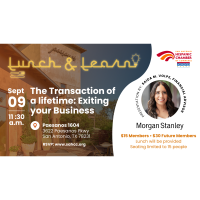 Lunch & Learn with Morgan Stanley: The Transaction of a lifetime: Exiting your Business
