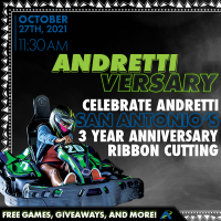 AndrettiVersary: Andretti Indoor Karting 3 Year Anniversary Ribbon Cutting