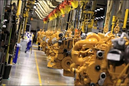 Diesel engine production in Seguin
