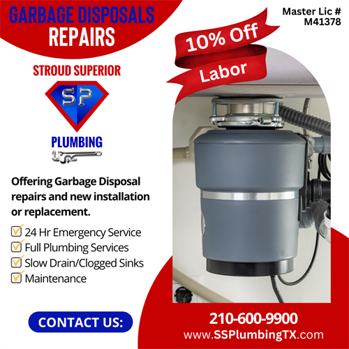 Repair & Replace Garbage Disposals