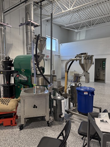 Inside our production roastery in Livonia